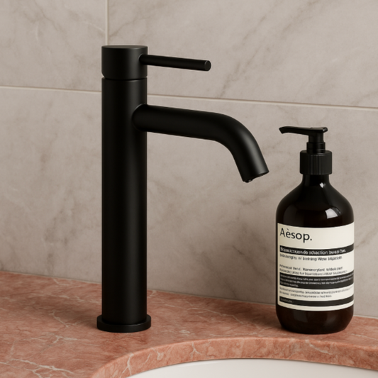 Verona Tall Basin Mixer Matte Black