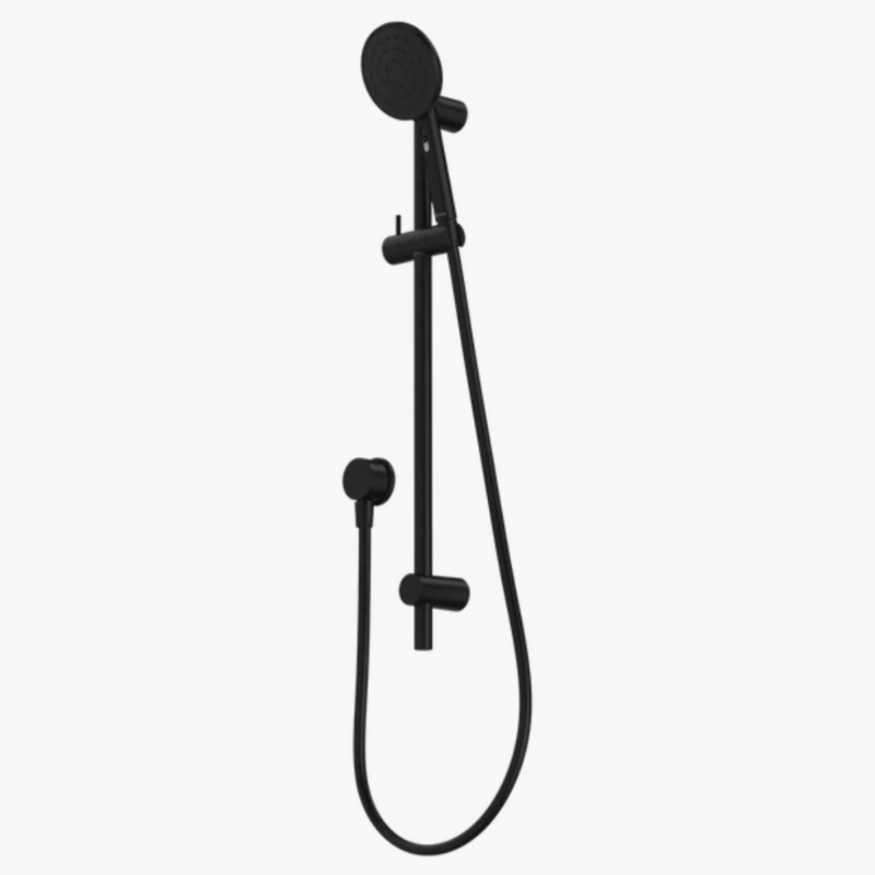 Shower Rail Round - Matte Black
