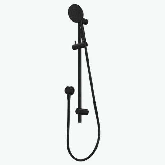 Shower Rail Round - Matte Black