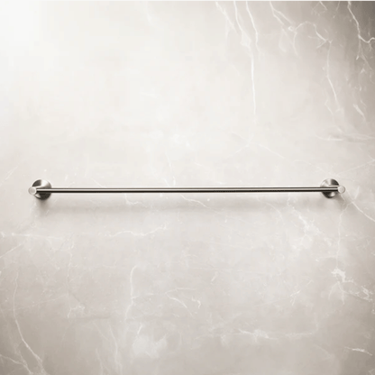 Single Towel Rail - Brushed Nickel