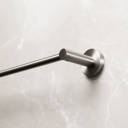 Single Towel Rail - Brushed Nickel