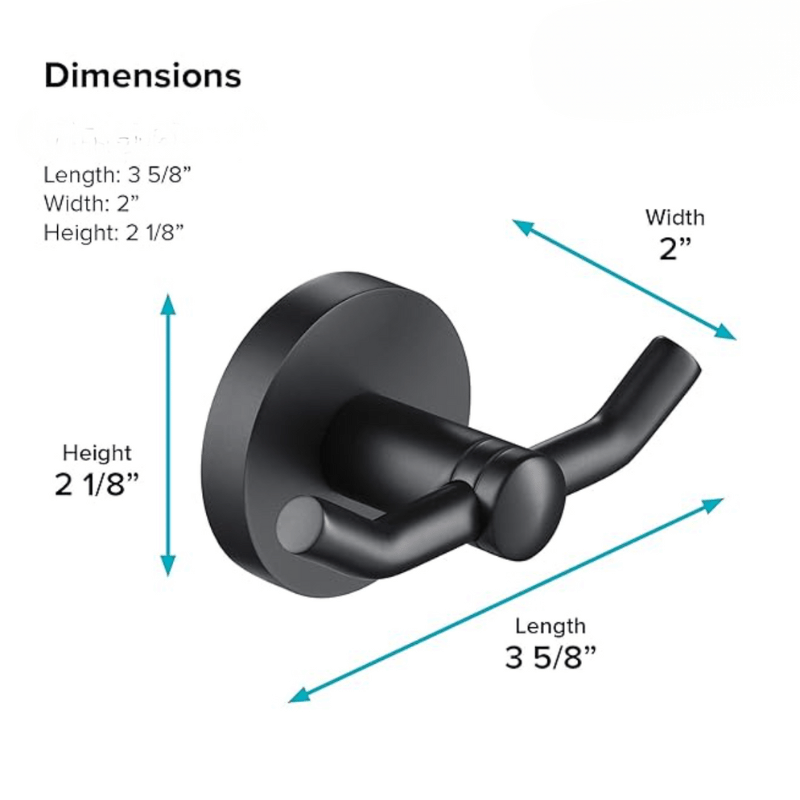 Towel Hook Gunmetal Grey