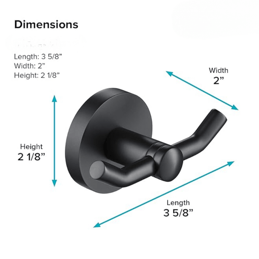 Towel Hook Gunmetal Grey