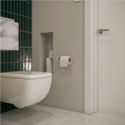 Toilet Roll Holder Brushed Gold