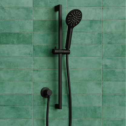 Verdura Shower Rail Matte Black