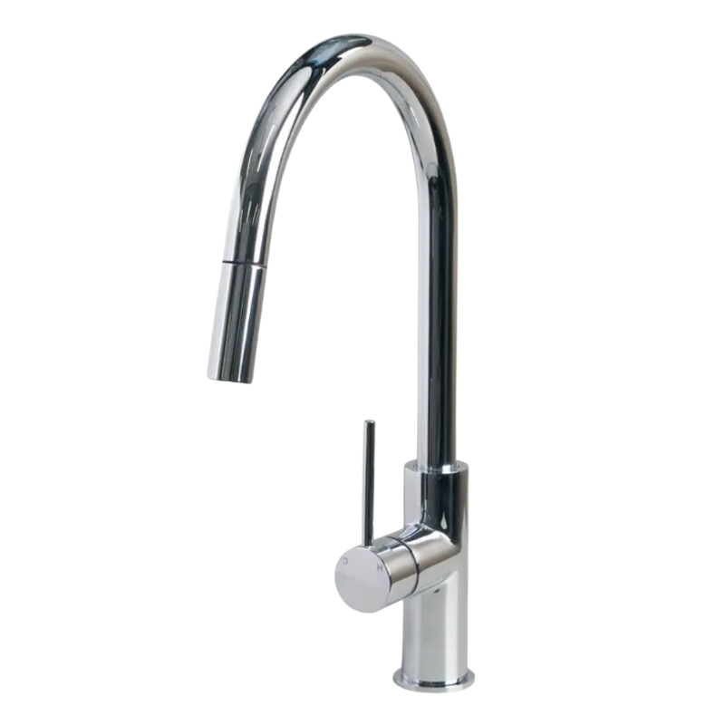 Puglia Pullout Kitchen Mixer Chrome