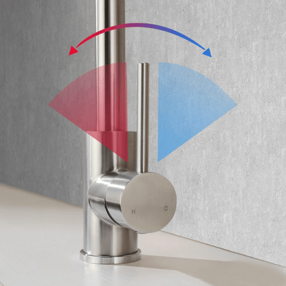 Gooseneck Mixer Brushed Nickel