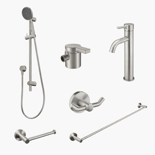 Tapware Combo Package - Brushed Nickel