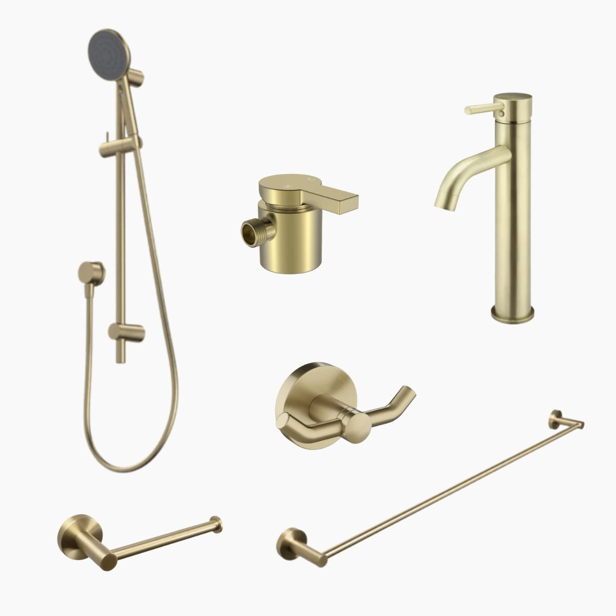 Tapware Combo Package - Brushed Gold