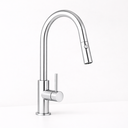 Pull Out Mixer - Chrome